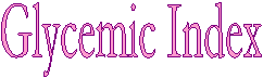 Glycemic Index